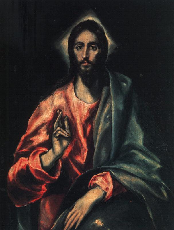 El Greco The Saviour oil painting image